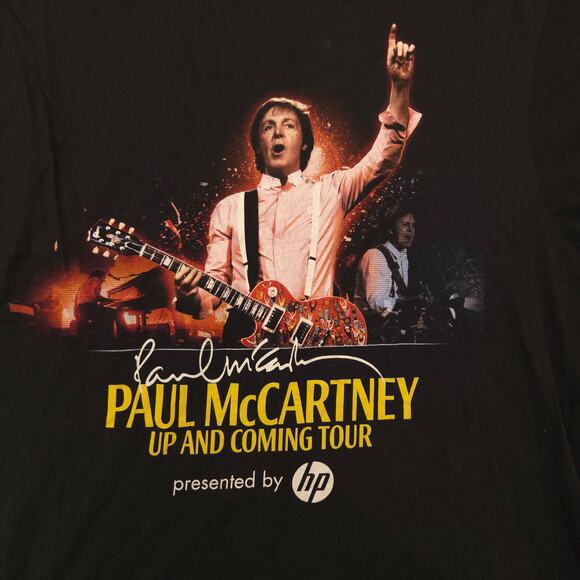 Paul McCartney Up and Coming Tour Band Graphic T Shirt Mens Size XL Black - Picture 4 of 9